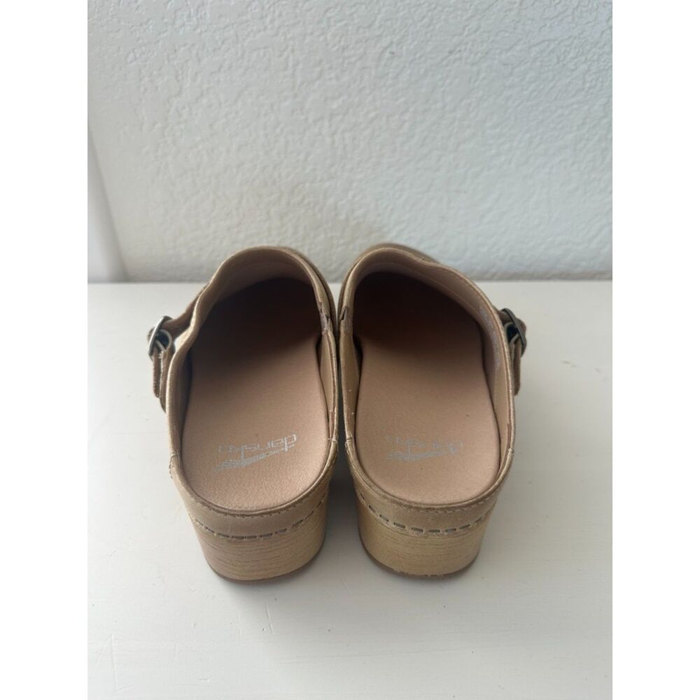 Dansko Berry Milled Burnished Mules Clogs Tan Women's Size 39 US 8.5-9 - Picture 6 of 8